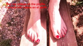 Outdoor trek leads to foot fetish and anal sex