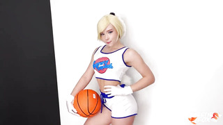 Warm Killer Lola Bunny Drains Snatch and Railing Fuck Stick to Ejaculation