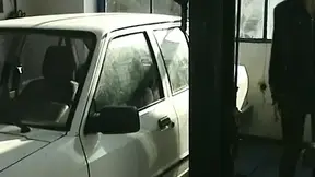 German Babe Double Penetrated in Fetish Threesome