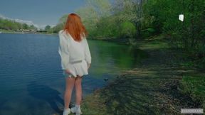 Unexpected Encounter in the Park with Eva Soda: A Risky Adventure Unfolds!