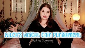 Witch’s Weight Gain Punishment - A gaining weight scene featuring: erotic magic, WGE, transformation fantasy, and growth fetish - 1080 WMV