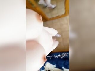 Transgender Cheryl Laroche Gets Absolutely Exposed at Home and Masturbates