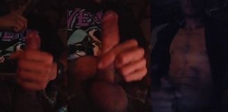 Unexpected Pleasure: DILF's Secret Moment While Gaming at Mom's House