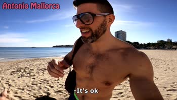 Antonio Mallorca Picked Up A Sizzling Cuban Latina At Mallorca's Beach