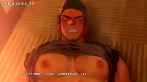 Hulking Hairy StepDad Gets Pounded Hard in Hot Hentai Action