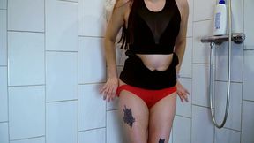 2 ladies pee on you pov