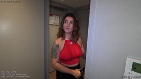 Französische MILF mit Monsterarsch wird vom Zimmergenossen mit BBC zerrissen
