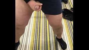 Horny in the changing room, had to blow my load