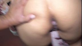 Latina takes extreme anal creampie