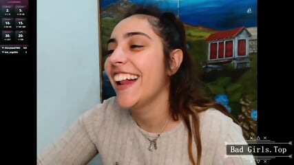 Busty pretty webcam teen solo