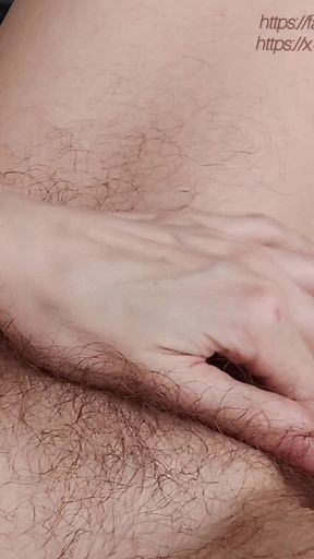 Intense Female Orgasm with Moaning. Masturbating with Her Fingers on Her Clitoris
