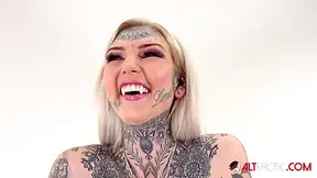 Amber Luke - Tattooed Rides For The First Time