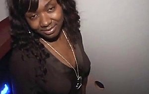 Ebony stripper sucking off tampa gloryhole strangers