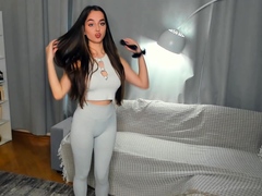 Brunette Solo Webcam Masturbation