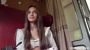 Teen 18+ Babe Cheats On Her Man With A Stranger On A Train Pov With Vanessa Alessia