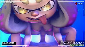 Petite And Horny 3d Furry Splatoon Riding Massive Cock