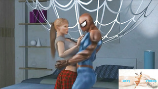 Spider Dude having Intercourse