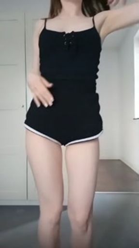 Little striptease and teasing you with my naked body