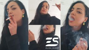 Smoking outdoors and empty pack littering (preview on my Timeline)