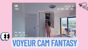 Voyeur Fantasy after shower