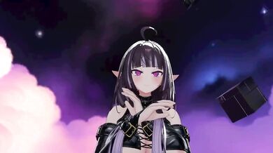 Thicc VTuber strips bare in wild Hentai MMD dance