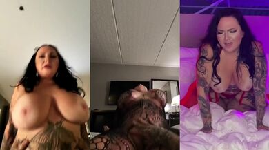 Big Bouncing Tits Riding Hard Dick Cowgirl POV Brunette MILF Tattooed HD