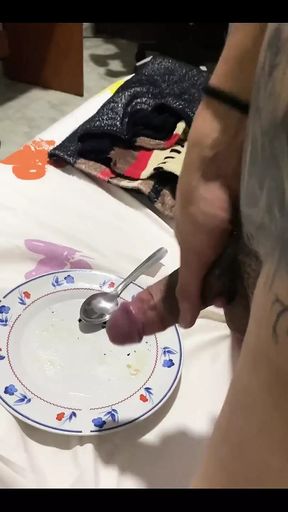 I Love to Swallow My Cum After a Big Milking