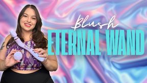 BLUSH WELLNESS ETERNAL WAND REVIEW - CURVED ERGONOMIC HANDLE MAGIC WAND - SYDNEY SCREAMS