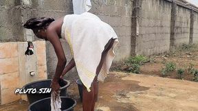 sex addicted husband fuck his neighbors wife inside the compound without anyone noticing.