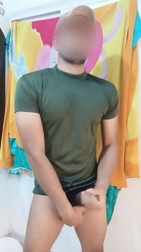 Soldier Jerks off