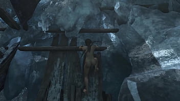 18  Rise of the Tomb Raider Nude Lara Croft (Japanese) [Part 2] - Lara&#039_s Icy Creamy Cum Dripping Pussy