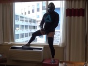 quick cum on hotel window