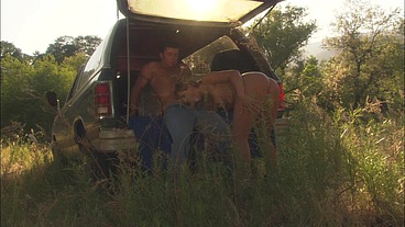 She returns the favor with some great head, and while she bounces on his dick, he rubs her...