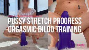 Pussy Stretching Progress Orgasmic Dildo Training (ES1036)
