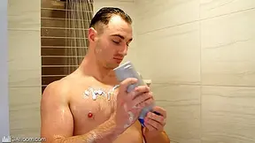Michael Boston In Spreads His Ass Wide In The Shower