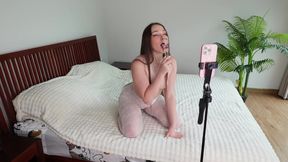 First anal sex with my wife  Cum in tight ass