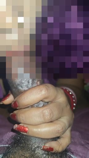 Wife sucking huby dick