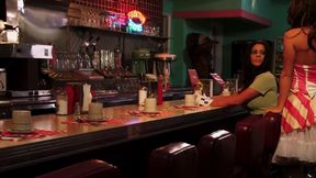 Gemma Massey, Isis Love, and Krissy Lynn Blow the Cook in a Full-on Diner Orgy