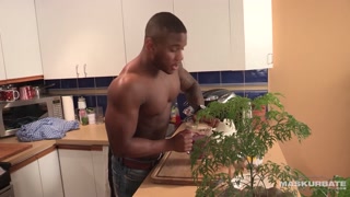 BTS Solo Jerk With BBC Hunk Adam - Maskurbate