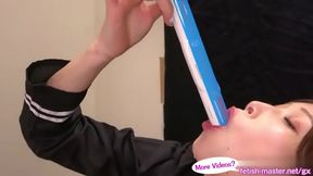 Giantess Grows Japanese Babe Before Devouring Her Whole In Wild Vore Scene
