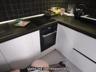 Paid the Maid With A Hard Screw And A Lot Of Cum On The Face