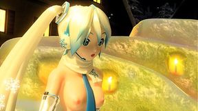 Hatsune Miku Snowman Project diva Nude Mod Full Nude