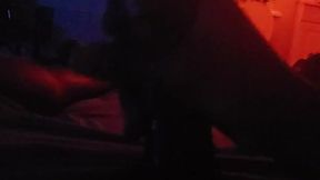 Handsome guy with huge BBC caught sneaking a late-night jerkoff