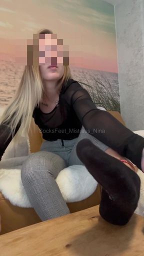 My socks are a reward, not a free gift.