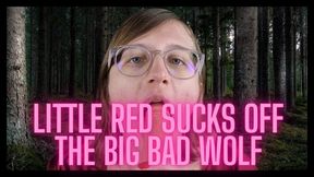 little red sucks off the big bad wolf