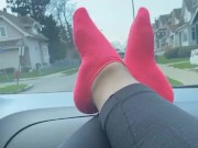 Dashboard foot play. Join only fans for more xxx content