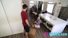 Tiny Neighbour Makes It All Fit | XSBabes