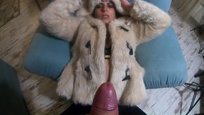 milfycalla compilation - fetish sex, blow-jobs and rough sex while wearing sexy fur coats -4-