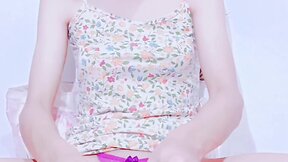 Exploring my fetishes: trying my own cum and piss for the first time, food and fluid play with an asian transgender trap