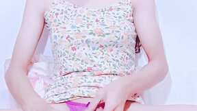 Exploring my fetishes: trying my own cum and piss for the first time, food and fluid play with an asian transgender trap